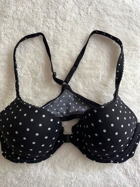 Victoria's Secret Black and White Polka Bra